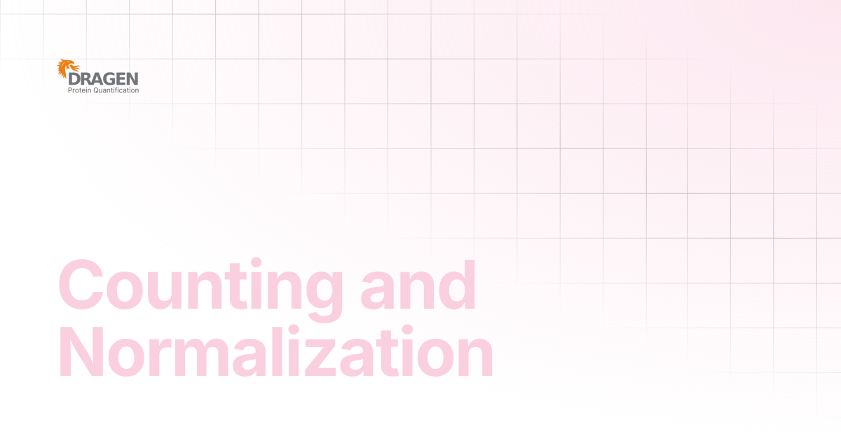 Counting and Normalization | Multiomics Software