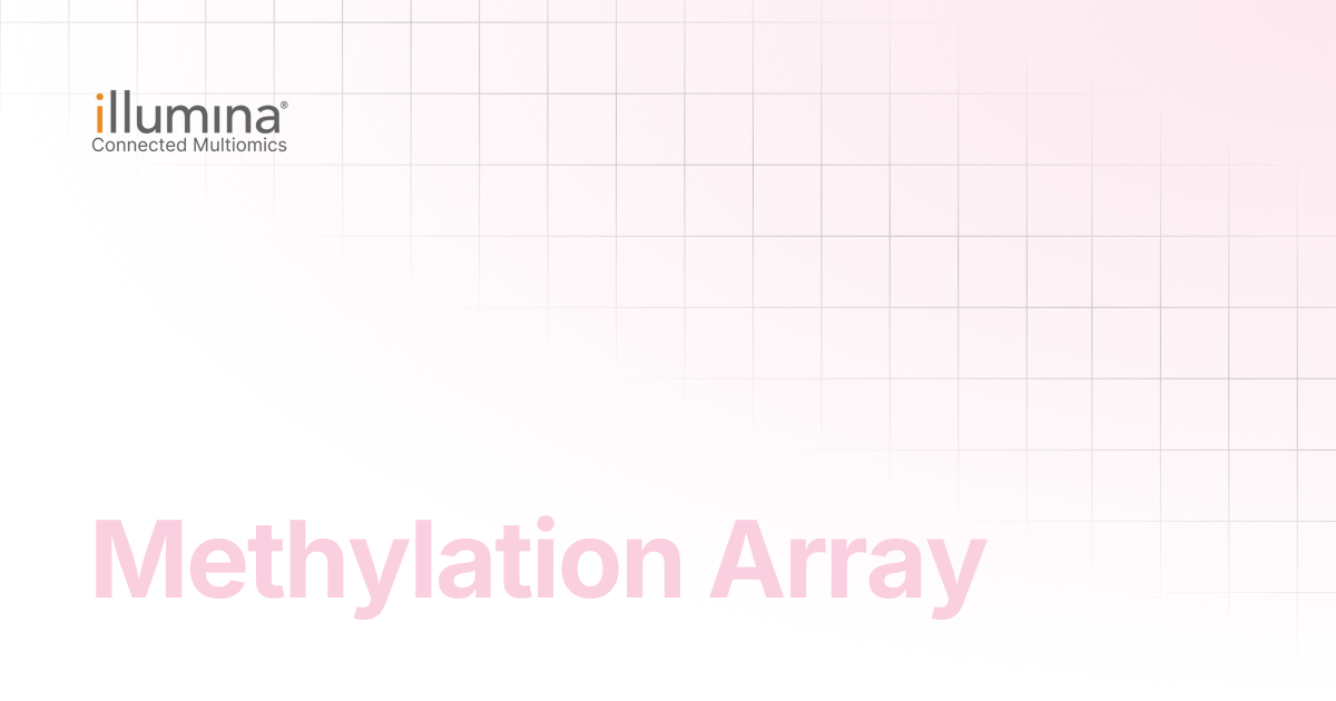 Methylation Array | Multiomics Software