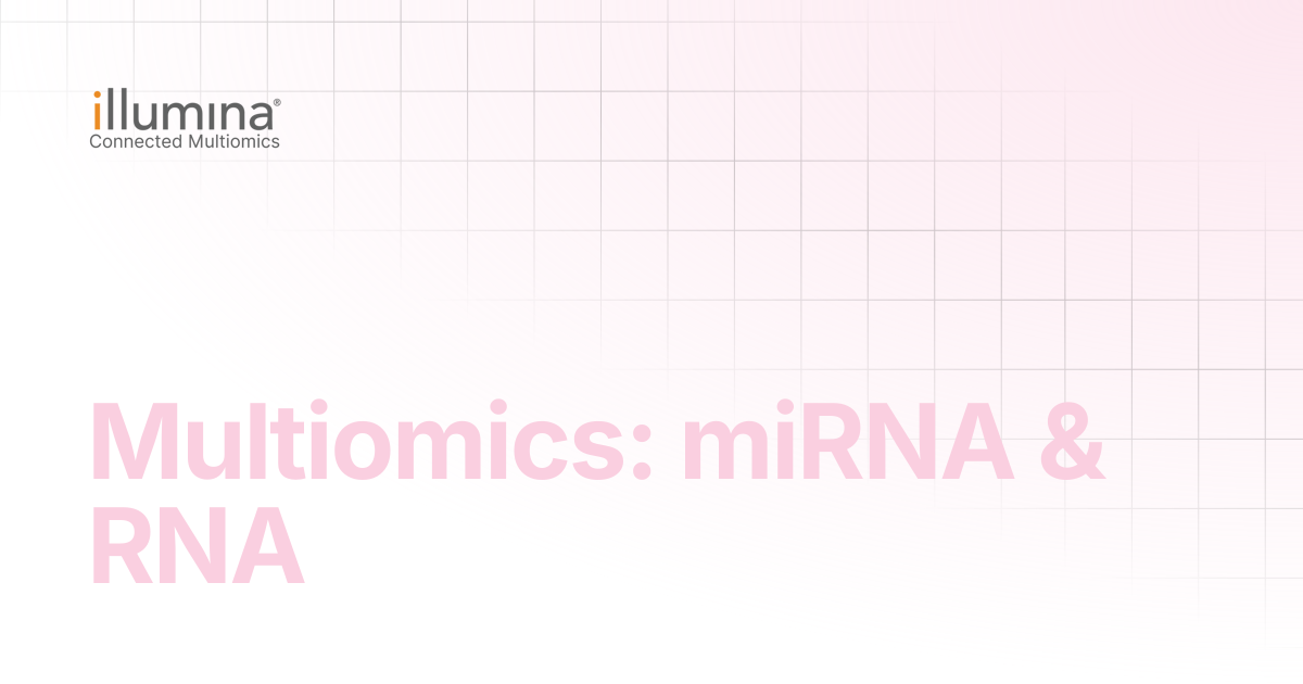 Multiomics: miRNA & RNA | Multiomics Software