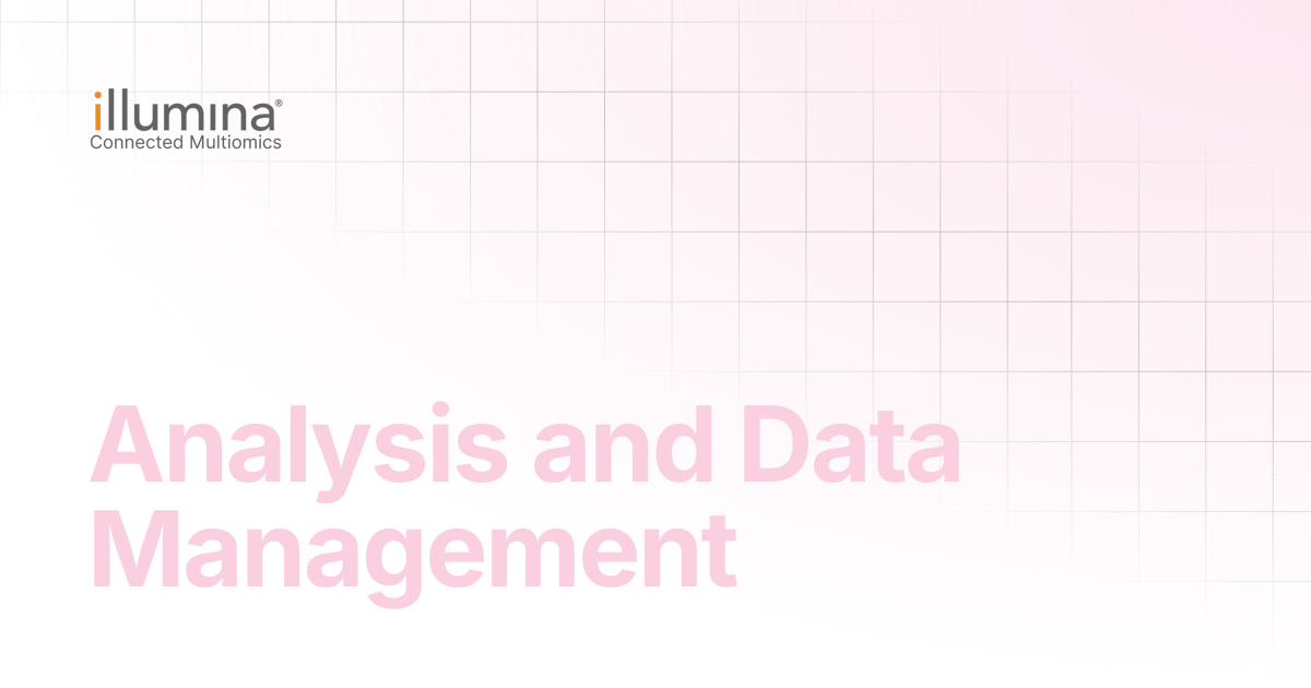 Analysis and Data Management | Multiomics Software