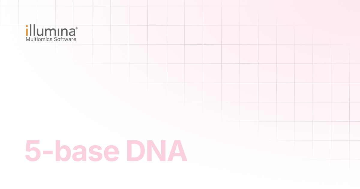 5-base DNA | Multiomics Software